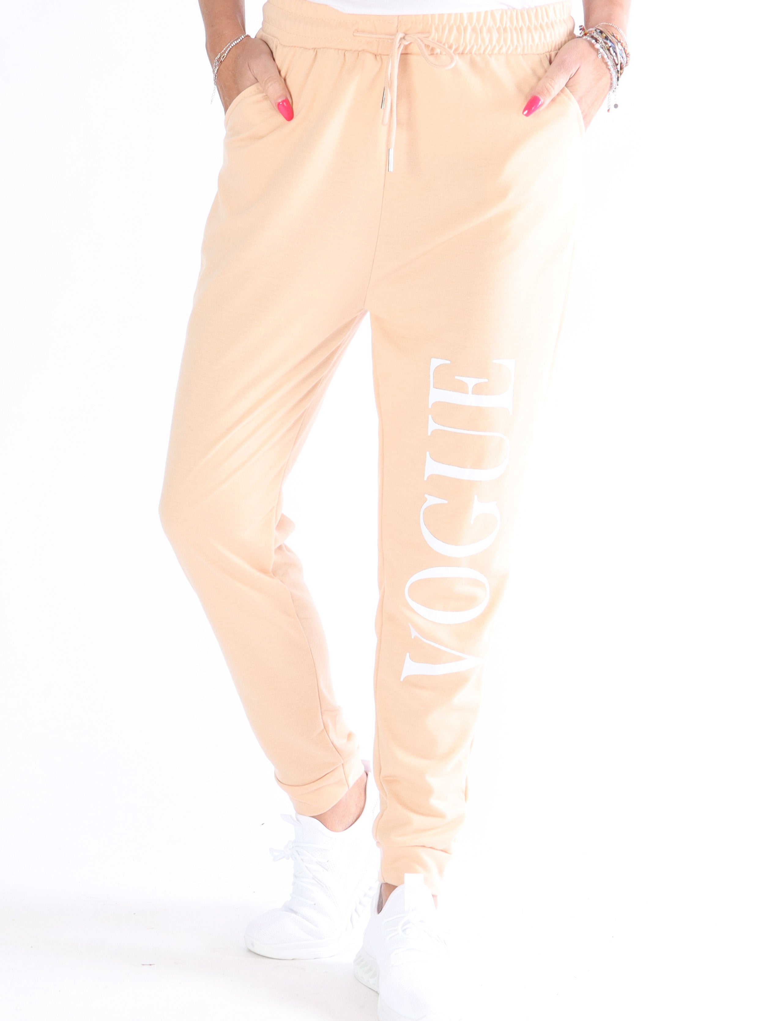 Vogue - Träningsbyxor med skrift